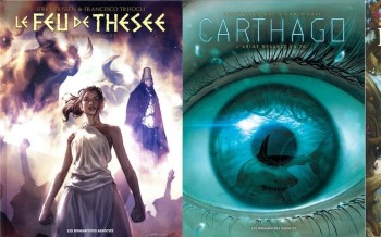 Les Humanoïdes Associés : Le feu de Thésée T2, Carthago T10, Les Mondes cachés T4