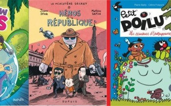 Dupuis : Petit Poilu T24, Le Ministère secret T1, Rainbow girls T1