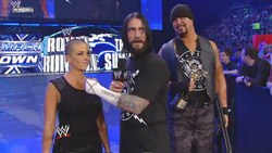 La Straight Edge Society quand Punk avait des cheveux.
