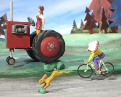 En avant le tracteur