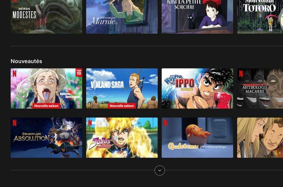 Les dernières sorties d’animes sur Netflix ! 