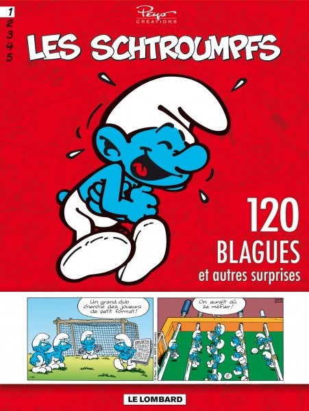  Peyo dans 120 blagues de Schtroumpfs - Tome 1